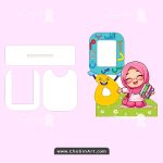 طرح برش لیزری تندیس و قاب عکس جشن الفبا دخترانه 00243 - Image 2