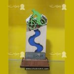 طرح لیزر حرفه‌ای برای تندیس ورزشی دوچرخه سواری00303 - Image 2