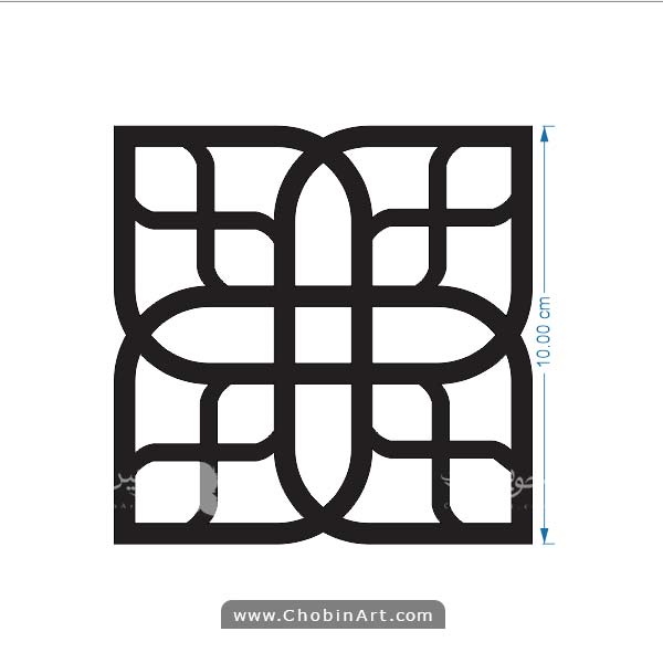 طرح وکتور مشبک هندسی برای برش لیزر | پنل دکوراتیو CDR DXF