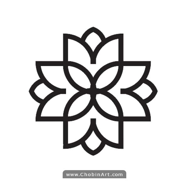 طرح مشبک وکتور لاله برای برش لیزری روی چوب و MDF | الگوی لیزر کات پنل دکوراتیو